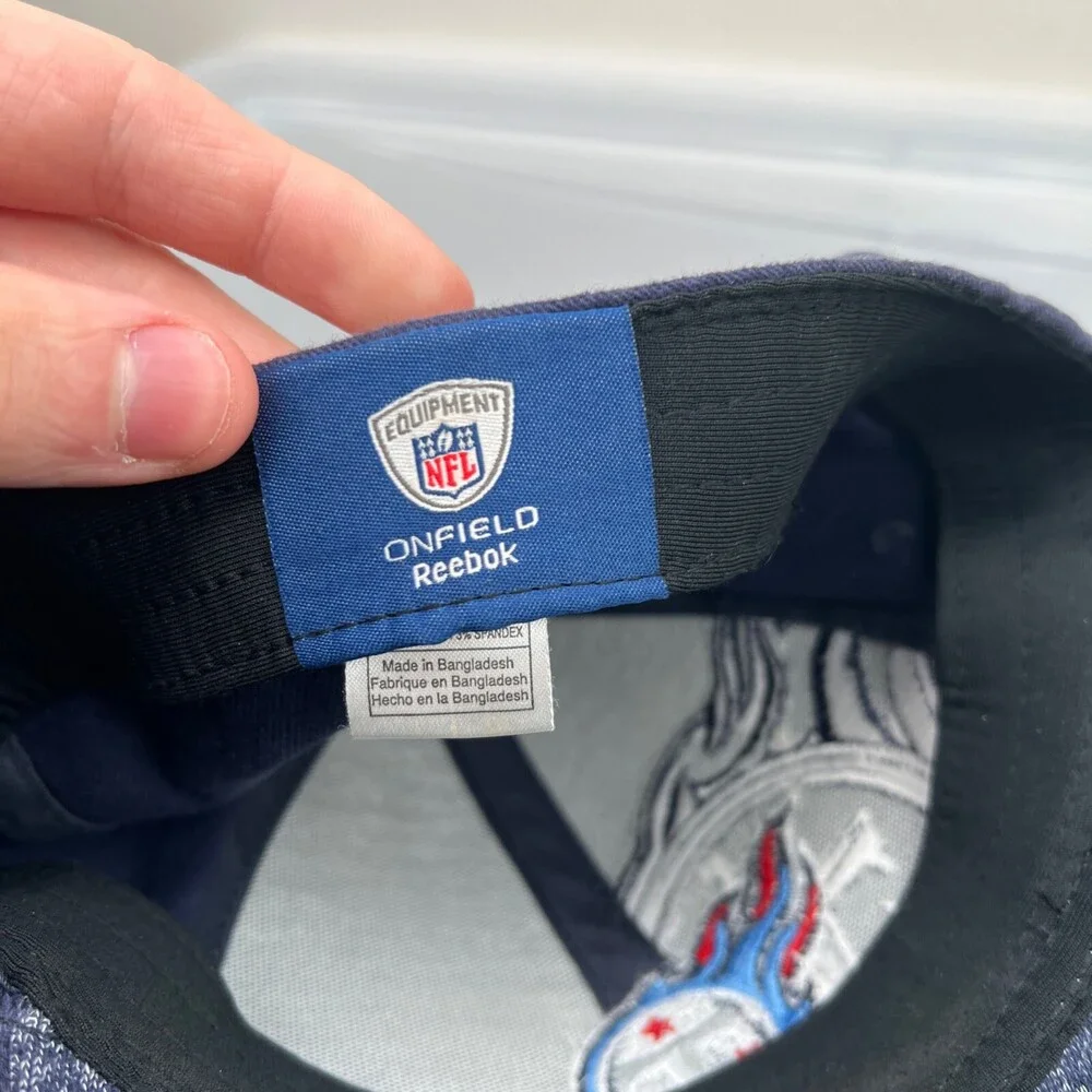 Reebok Tennessee‎ Titans Hat Boys Adjustable Blue Stretch Football NFL Cap Youth